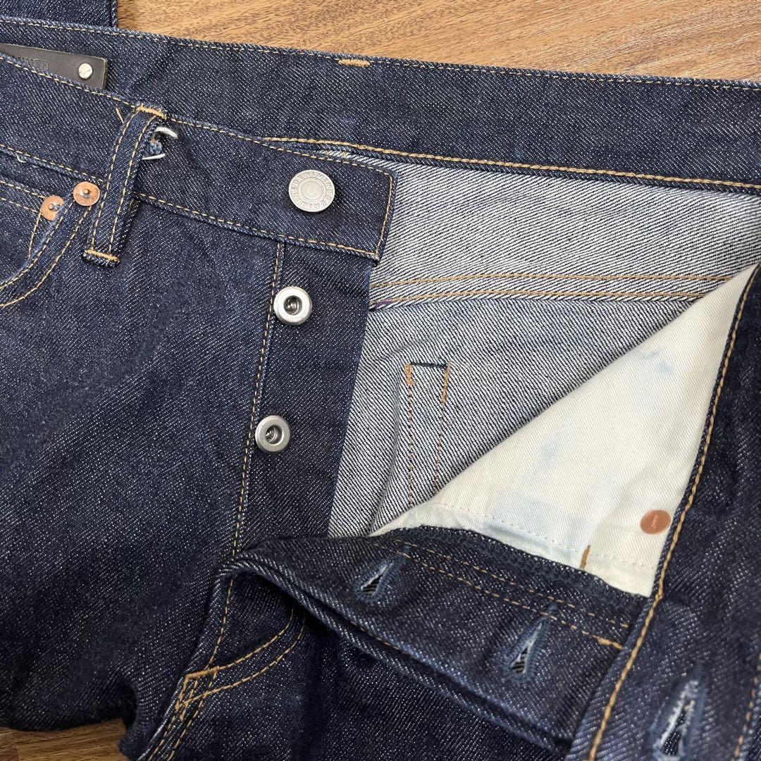 美品　MINE DENIM マインデニム セルビッチ デニム 濃紺 9