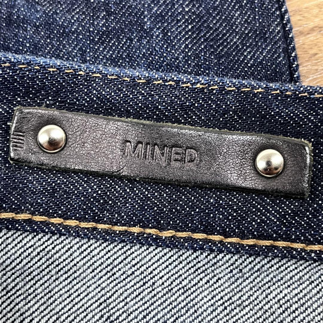 美品　MINE DENIM マインデニム セルビッチ デニム 濃紺 9