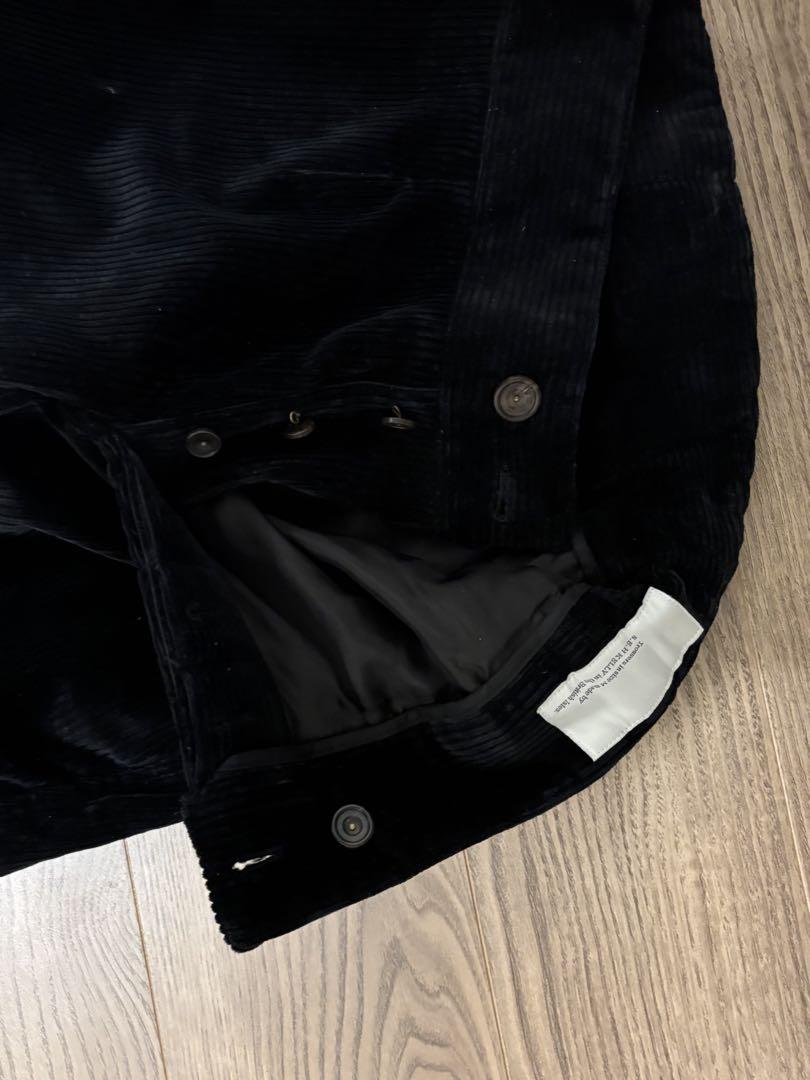 S.E.H.Kelly ブラックコーデュロイパンツ M