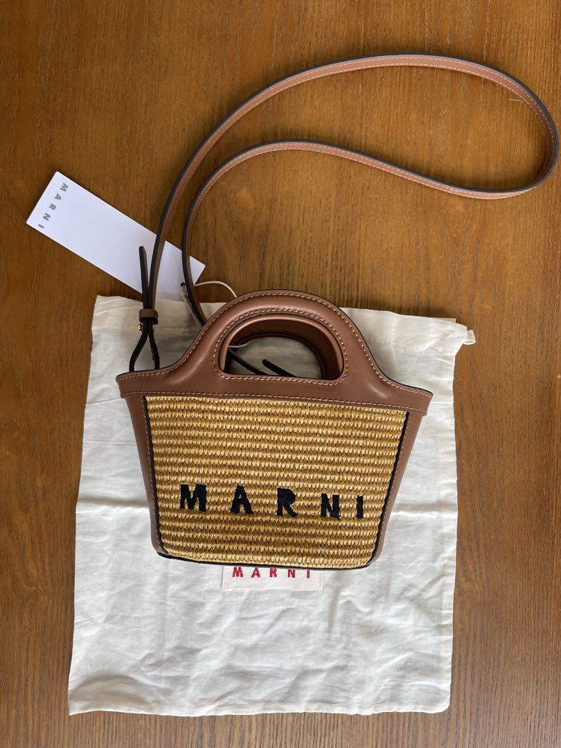 マルニ MARNI  2WAYハンド ナチュラルブラウン