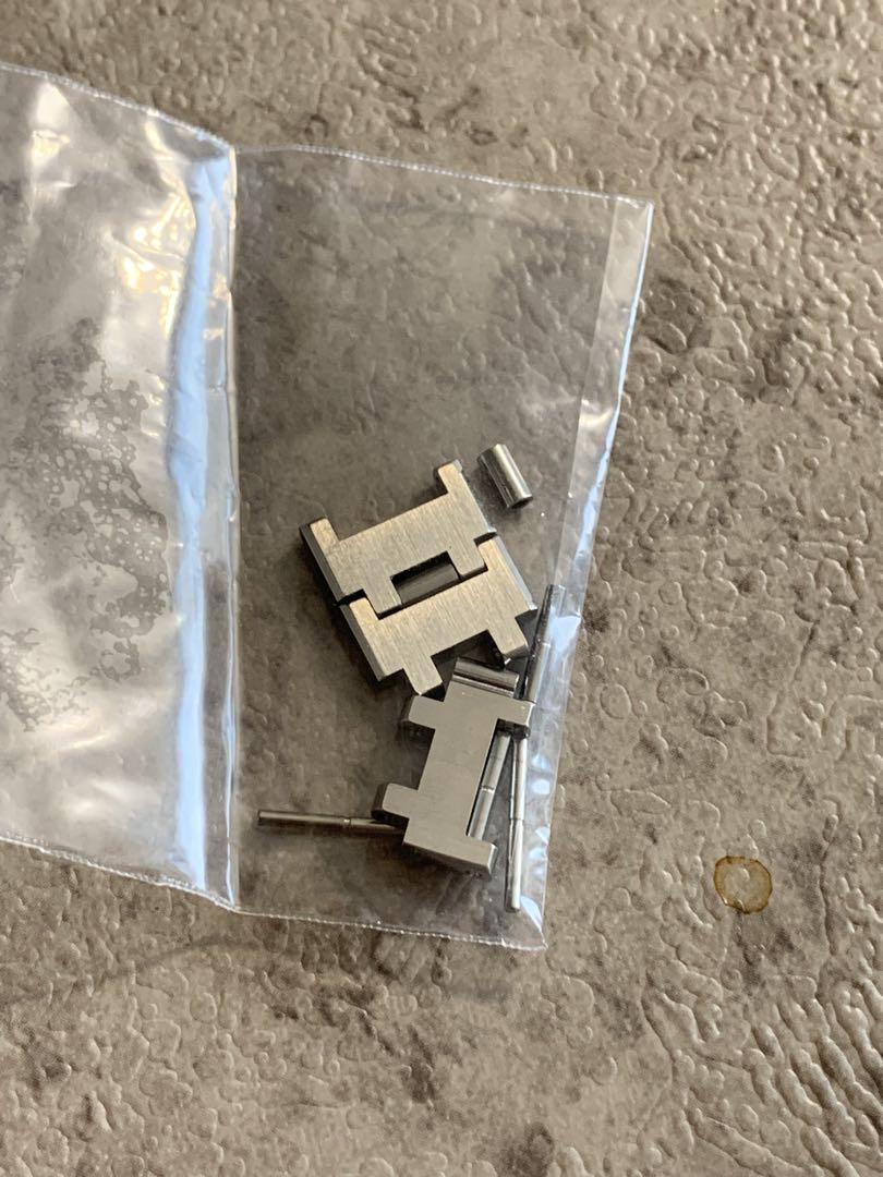 未使用品　ブルガリ　金属ベルト　コマ　3コマ　11mm クアドラード　SS