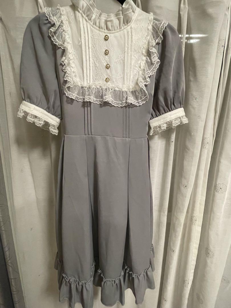 Amavel アマベル　グレーワンピース