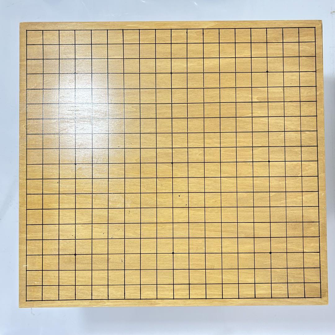 木製囲碁盤と碁石セット - メルカリ