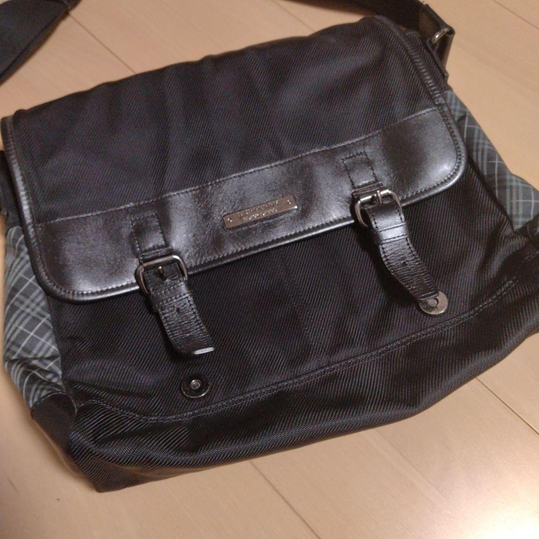 バーバリー ブラックレーベル ショルダービジネスバッグ