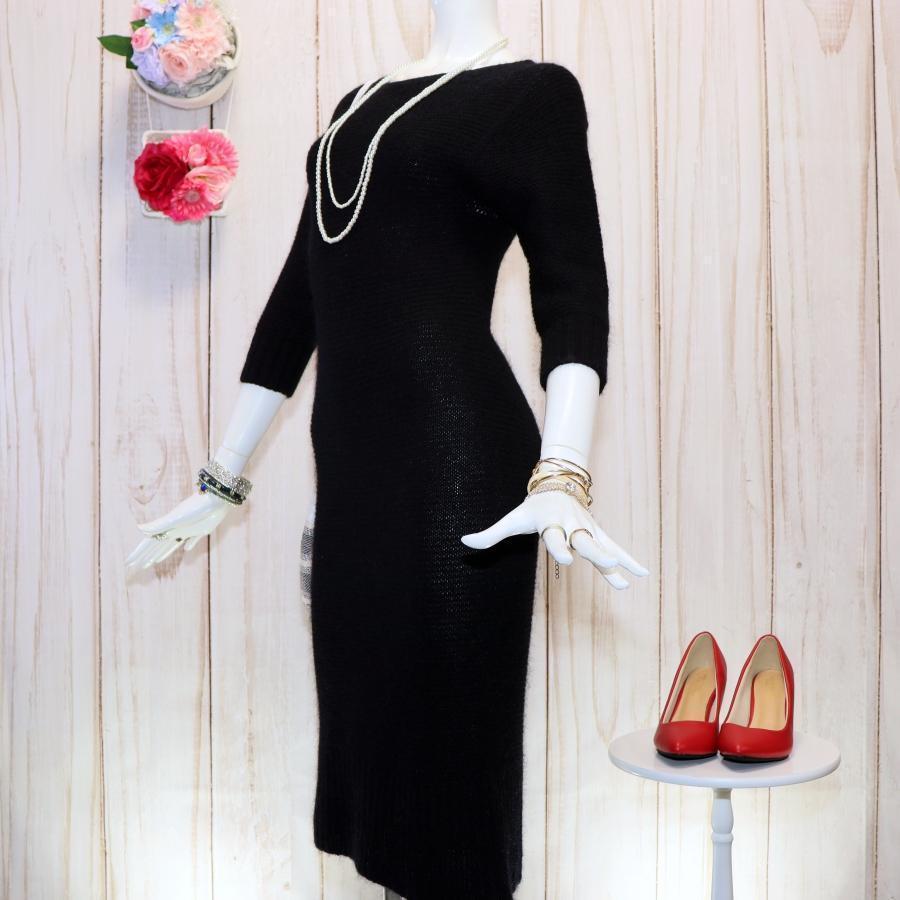 BARNEYS NEW YORK（ひざ丈ワンピース ・ ブラック/黒色系）の