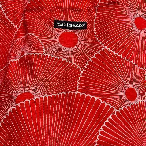 激レア Marimekko バック 花柄 40.5×38cm 画像3