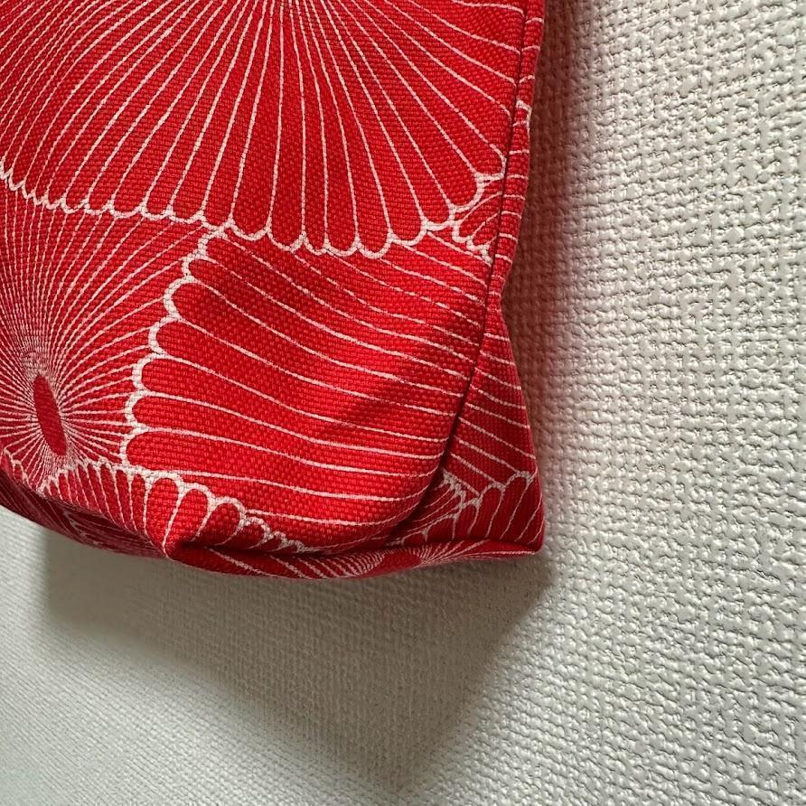 激レア Marimekko バック 花柄 40.5×38cm 画像4