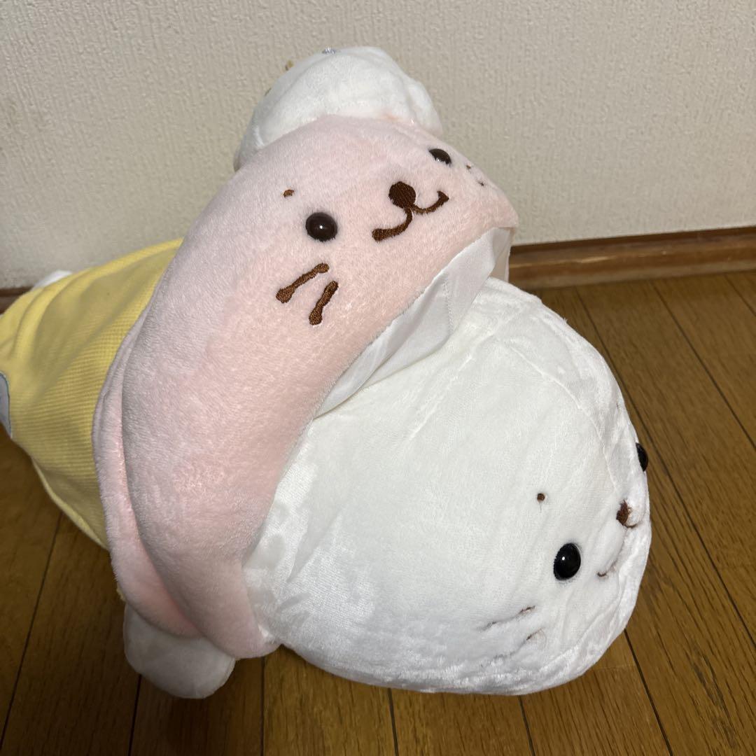 しろたん　アイスクリーム　ぬいぐるみ