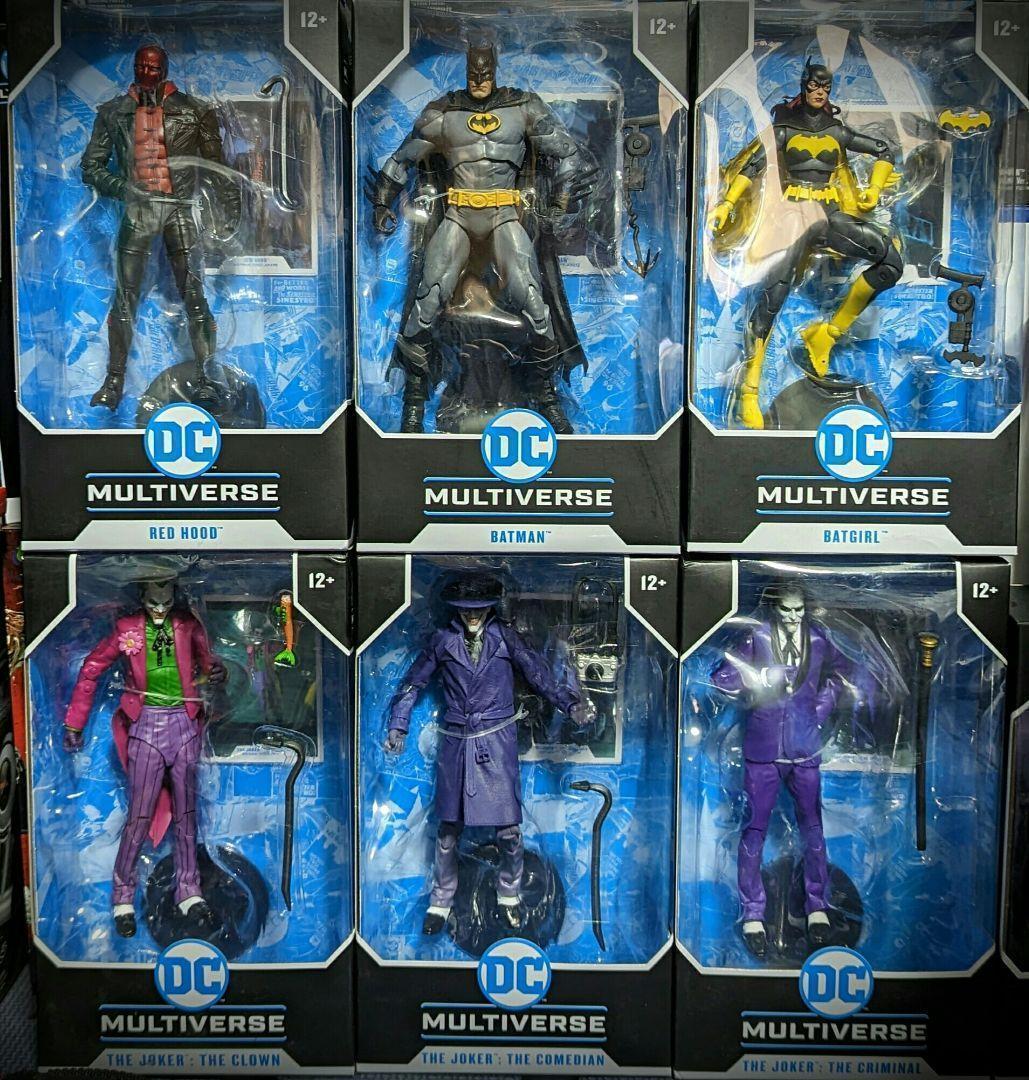 開封品　マクファーレントイズ　バットマン　3体セット DCマルチバース ザ・バットマン スタチュー 3体セット