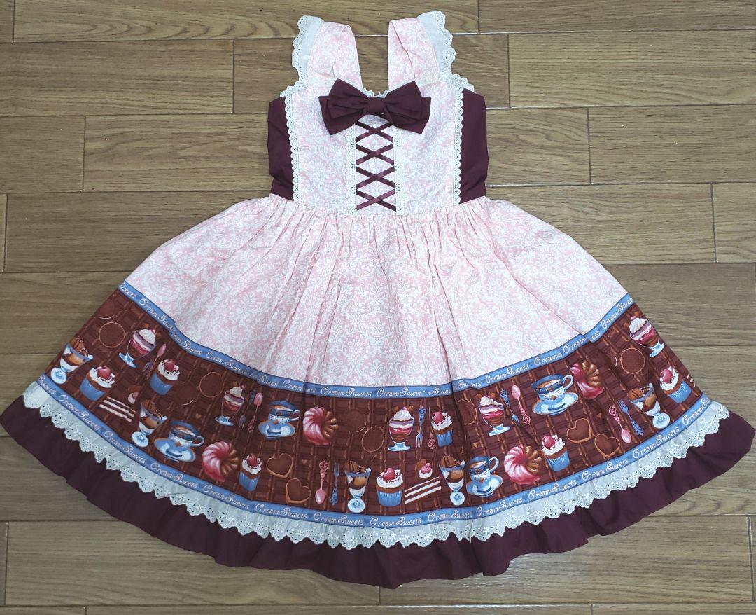 MM様専用 チューリップ柄肩リボンワンピ Cc1k3-m49528290800 120㎝美品スーリー 通販好評