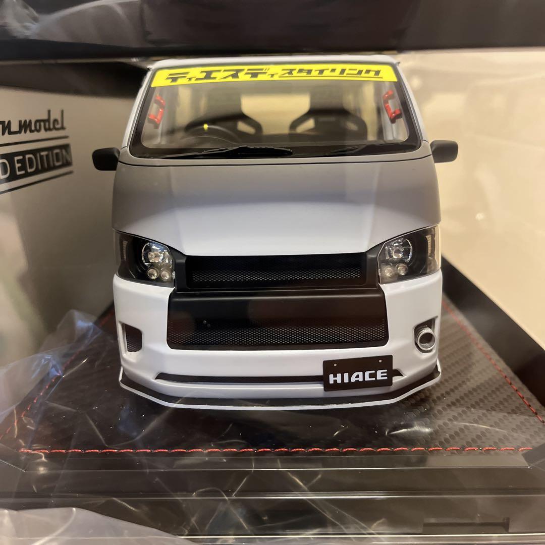 イグニッションモデル1/18 TSD WORKS ハイエース