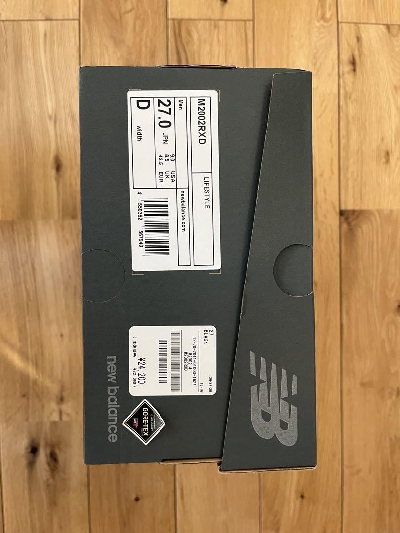 NEW BALANCE M2002RXD GORE-TEX 27㌢