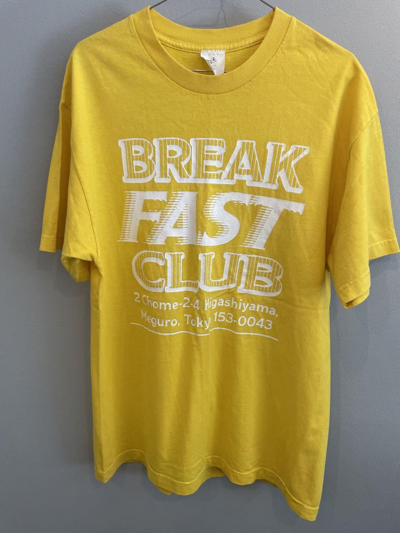BREAK FAST CLUB Tシャツ イエロー L