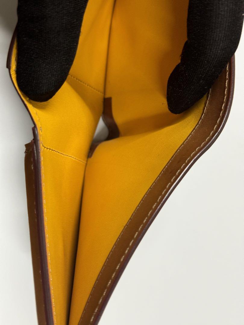 GANZO shell cordovan 2 ナチュラル小銭入れ付き二つ折り財布