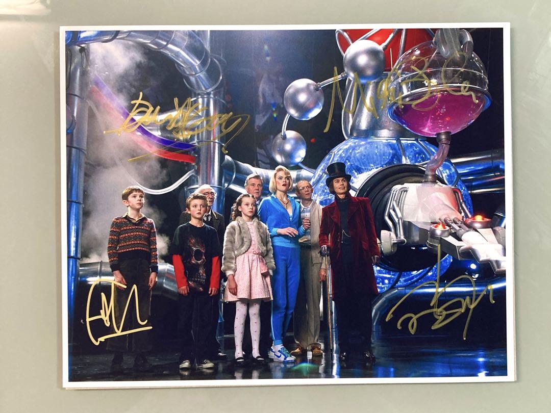 スケールモデル 新作 ジョニー・デップとデイビット・ケリー直筆サイン入り写真… 洋画・外国映画