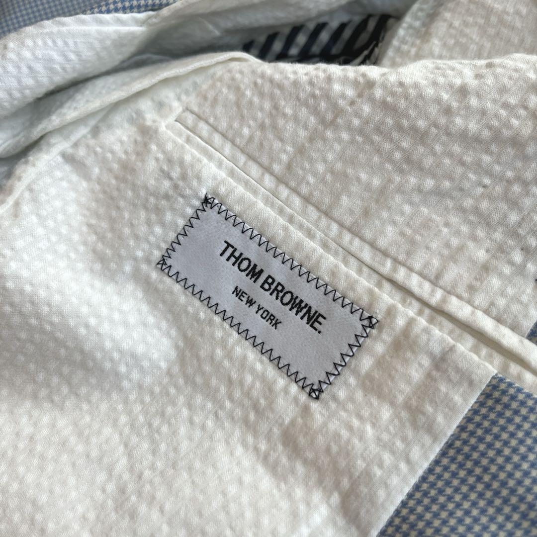 トムブラウン THOM BROWNE 千鳥柄 テーラード ジャケット ウール
