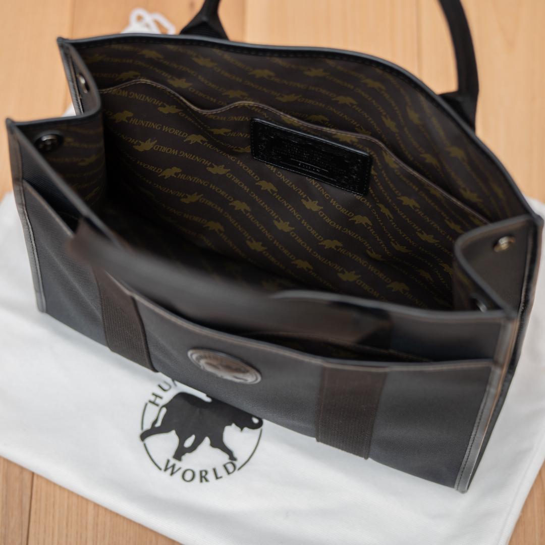 美品 Hunting World トートバッグ ブラック