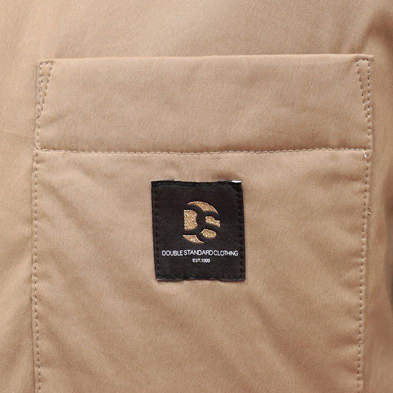 【新品・44サイズ】D/him・ ベージュ中綿シャツブルゾン