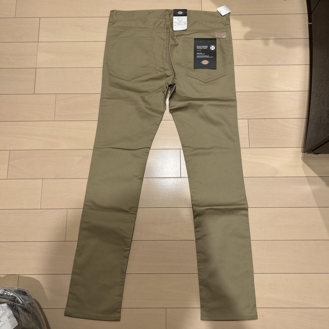 Dickies Flat Front Work Pant 32 ベージュ