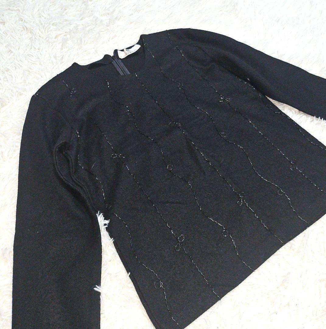 美品 GIVENCHY ビーズ ウールニット 薄手 L - トップスオンライン