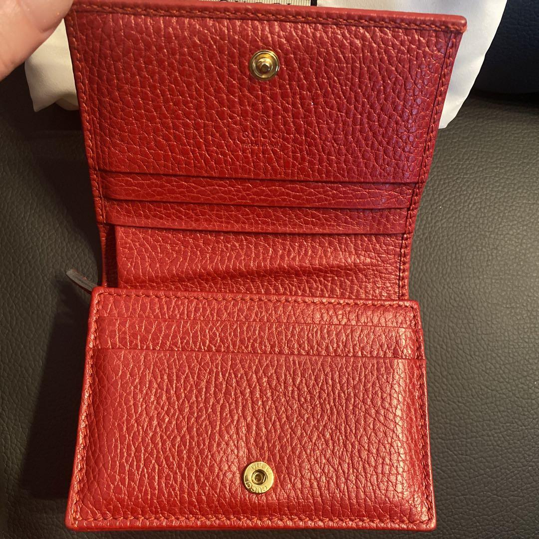 GUCCI ダブルG ミニウォレット（コイン＆紙幣入れ付き）ggマーモント