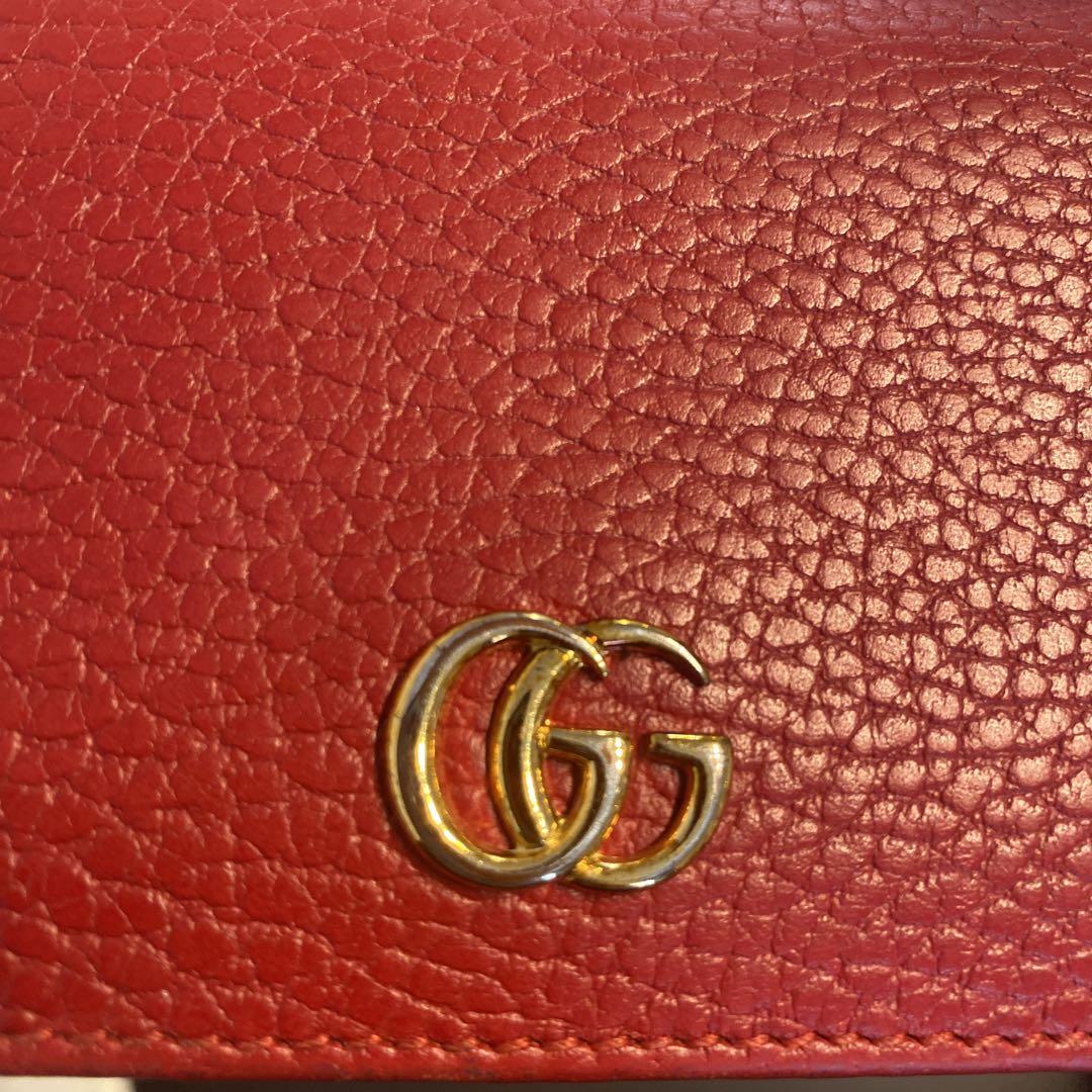 GUCCI ダブルG ミニウォレット（コイン＆紙幣入れ付き）ggマーモント