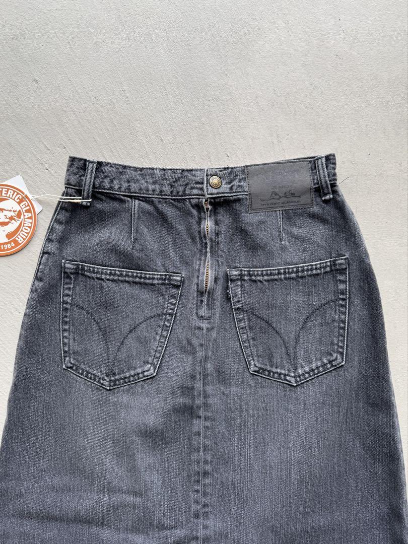 《Hysteric Glamour》 スリットデニムロングスカート(f987)