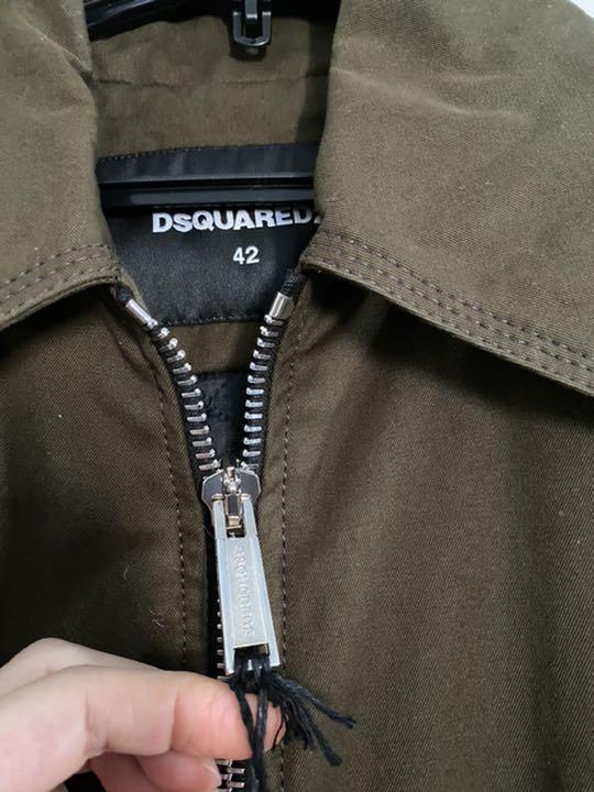 新品定価15万dsquared2カーキミリタリーコート42ディースクエアード2