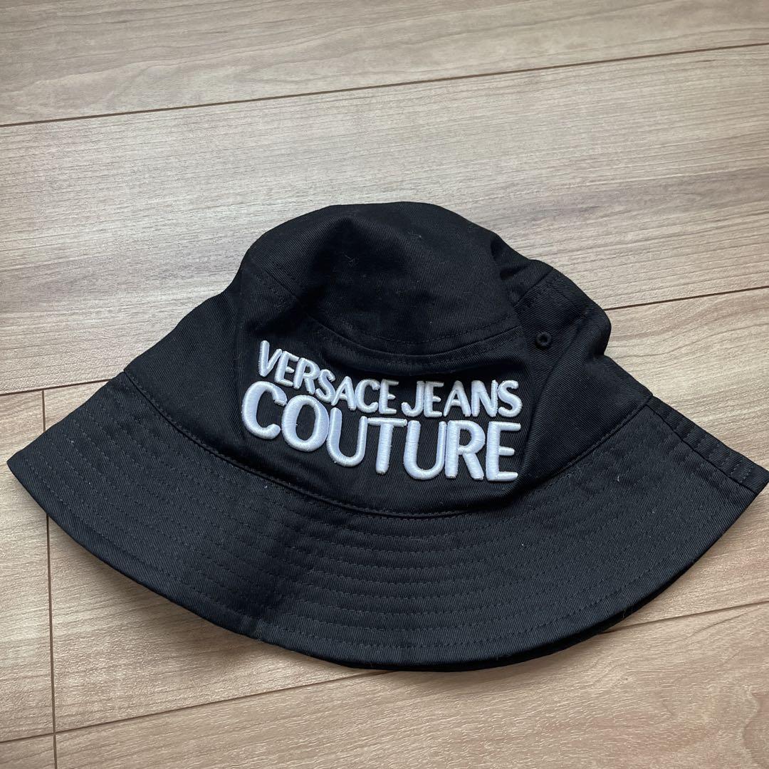 VERSACE JEANS COUTURE バケットハット ブラック