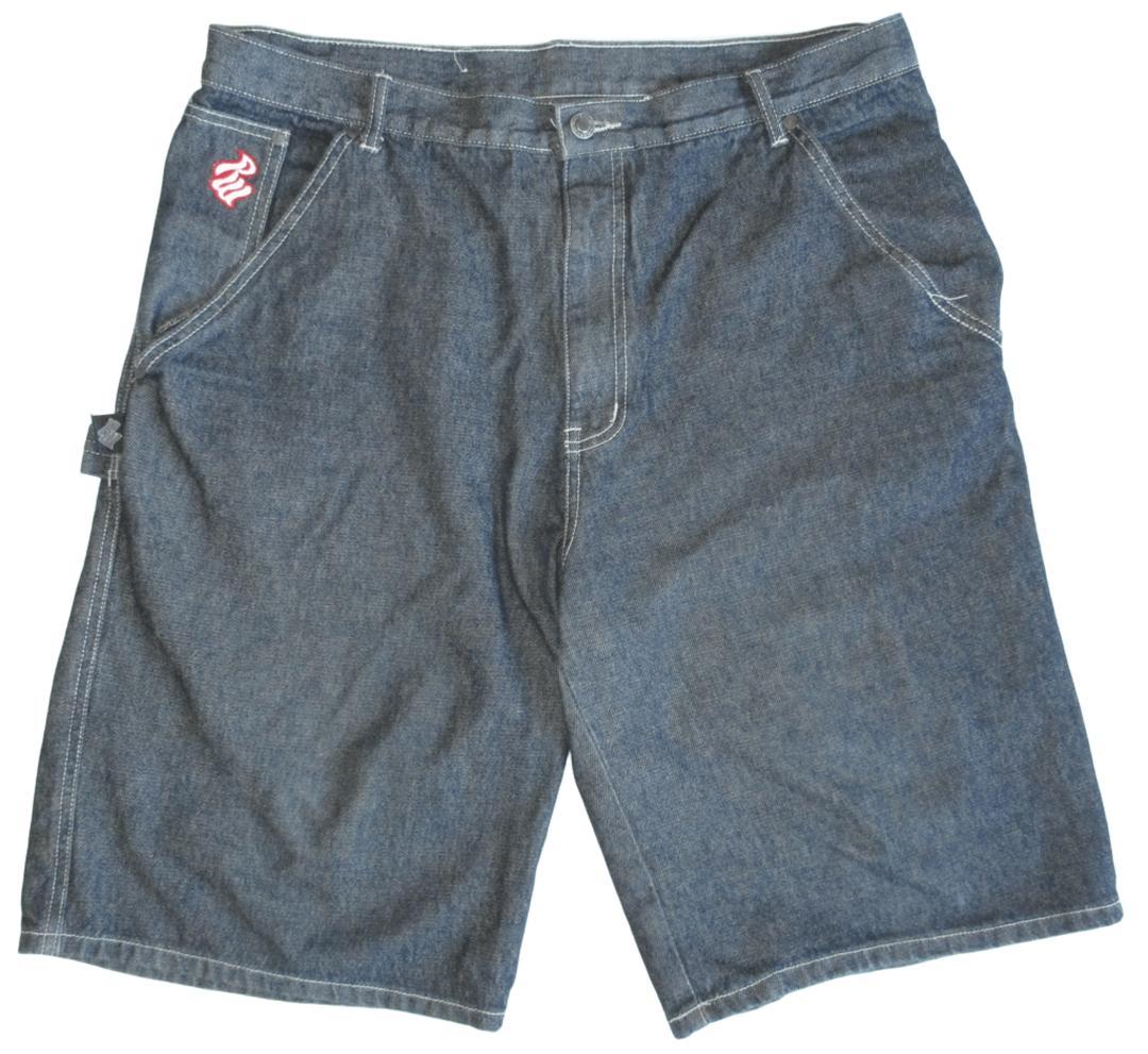 Roca Wear ハーフデニムパンツジーンズウォッシュドユニセックス Rocawear デニム ハーフパンツ ジーンズ 90s 00s ビンテージ