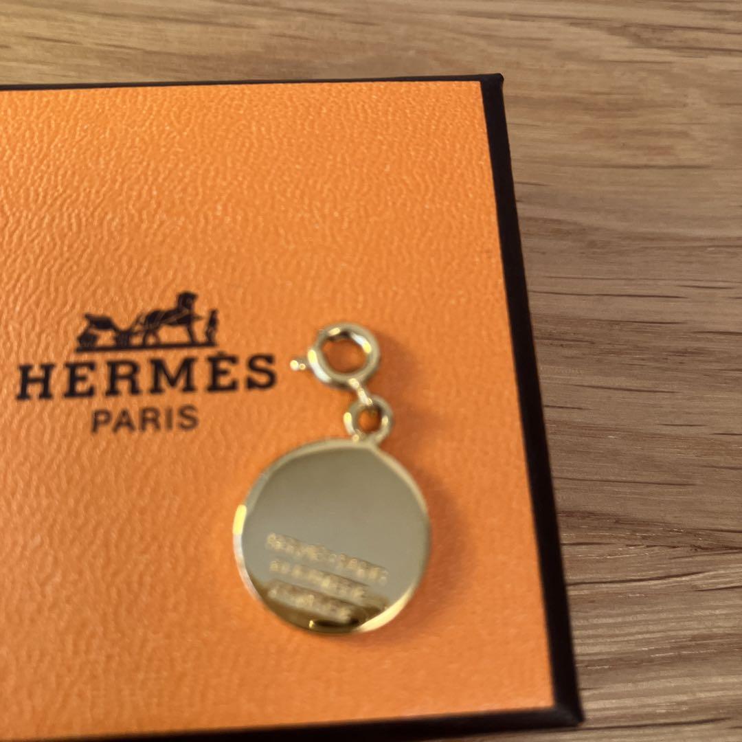 HERMES エルメス セリエ ペンダントトップ ゴールド 箱あり