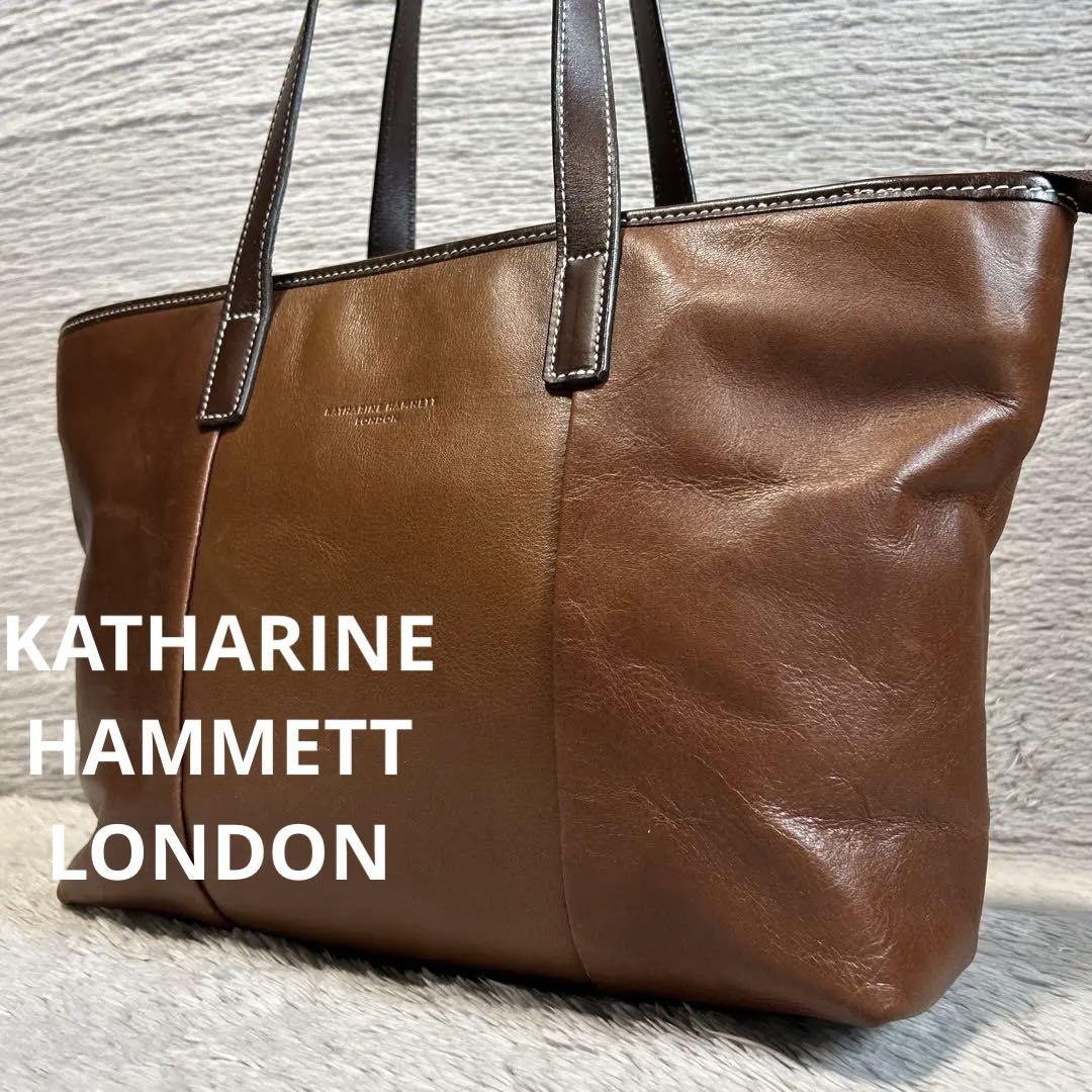 KATHARINE HAMMETT キャサリンハムネットロンドン　トートバッグ