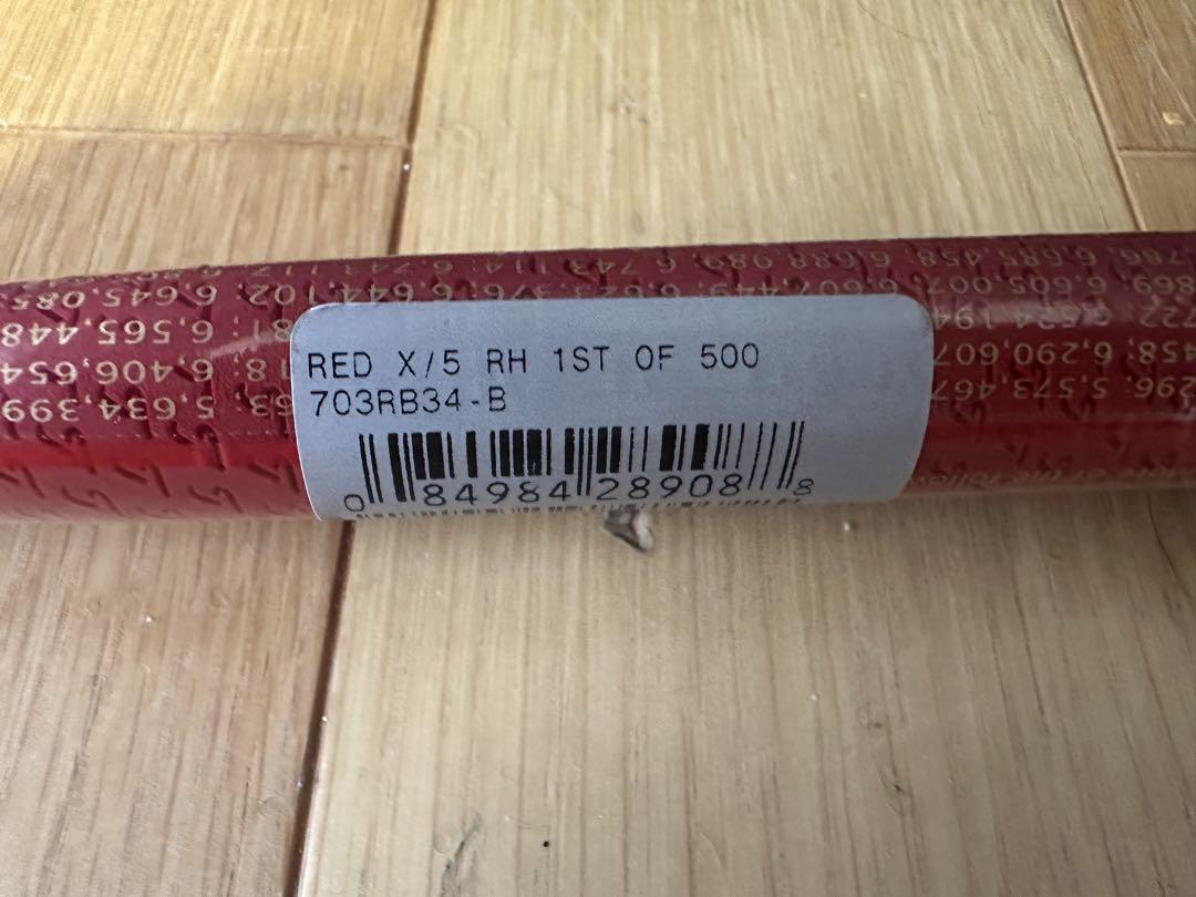 Titleist Red X 5 パター 1st of 500