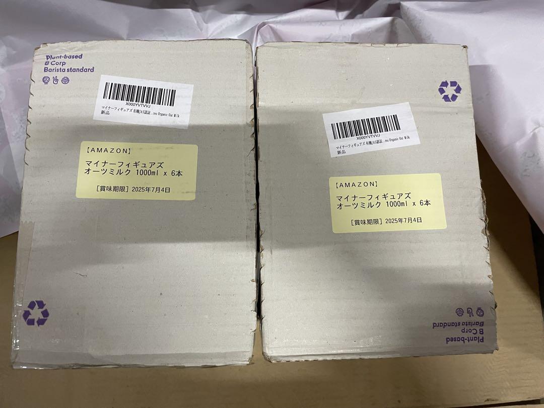 MINOR FIGURES バリスタオーツミルク1000ml*6本 2セット