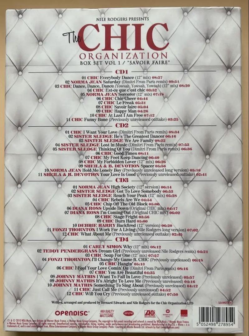 シック　The CHIC Organization Box Set Vol.1