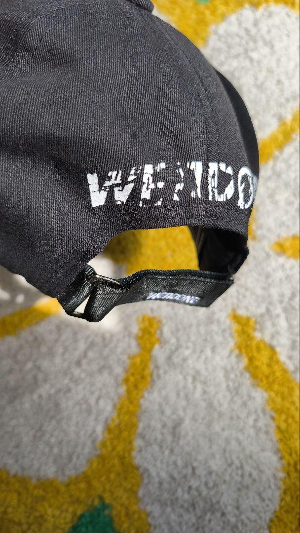 WE11DONE ロゴ キャップ BLACK 新品 未使用 ブラック 韓国 限定