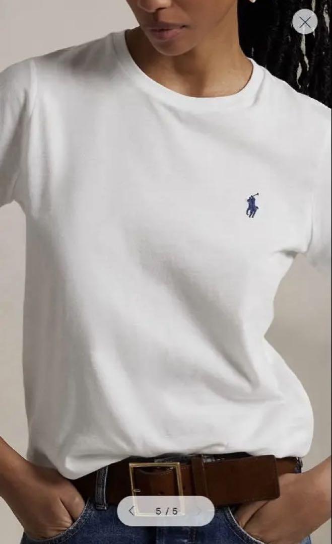 Ralph Lauren コットン ジャージー クルーネック Tシャツ