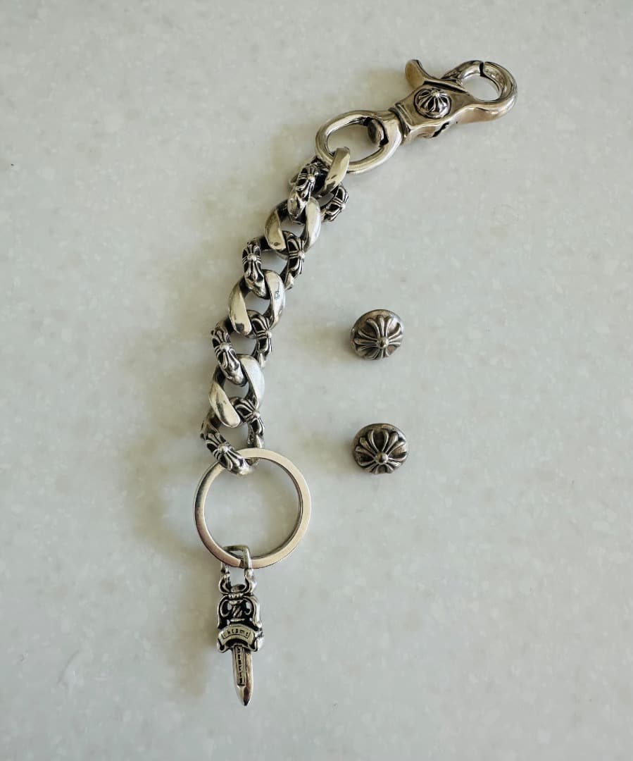 Chrome Hearts ロングクラシックリンクキーチェーンCHROME HEARTS