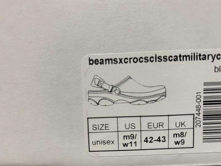 Crocs Jacket Clog 27cmw9 n3k9G-m49556179268 × BEAMSのコラボMA-1 2022即納
