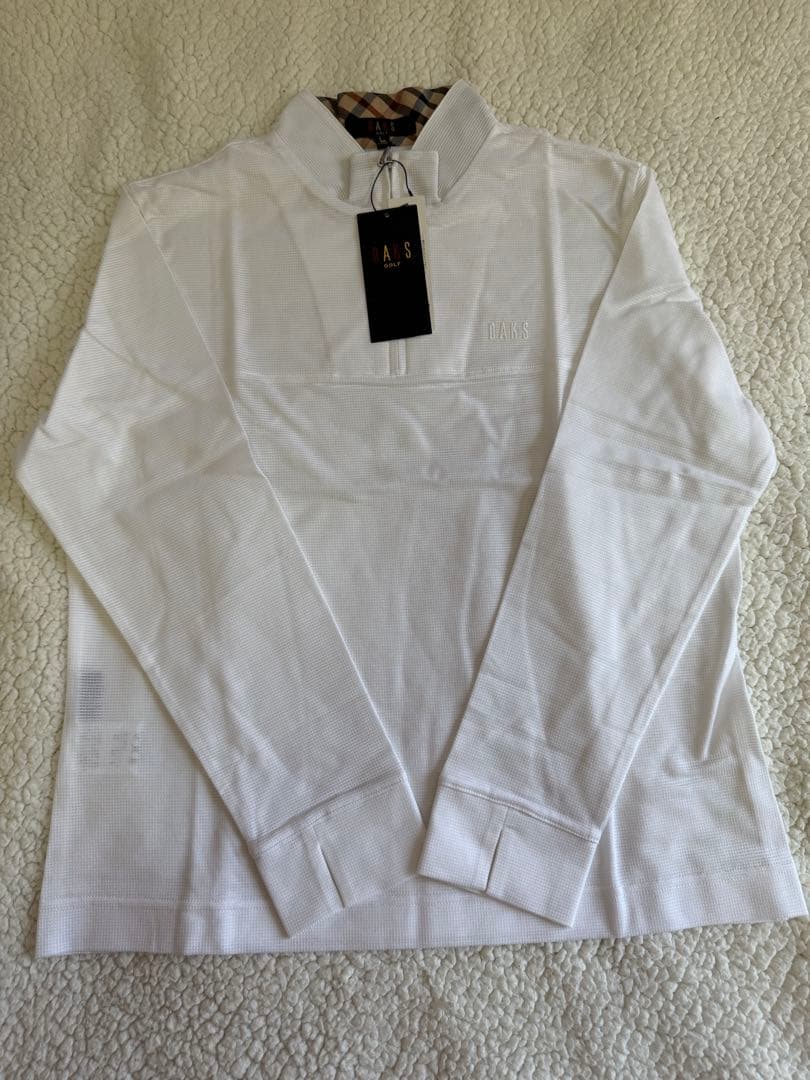 DAKS ゴルフポロシャツ Lサイズ ホワイト新品長袖 DAKS GOLF ポロシャツ L DAKS GOLF ポロシャツ Lサイズ ネイビー