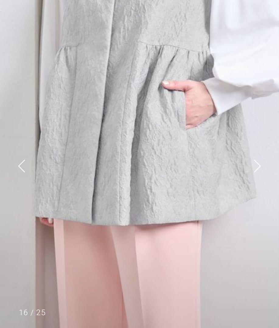 UNITED ARROWS ツートーン ジャガード ベスト