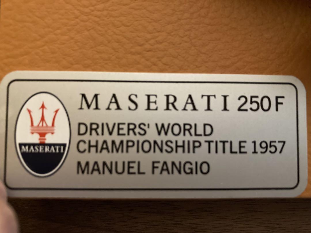 【激レア】マセラティ特注品 MASERATI 250F 1/18 ミニカー