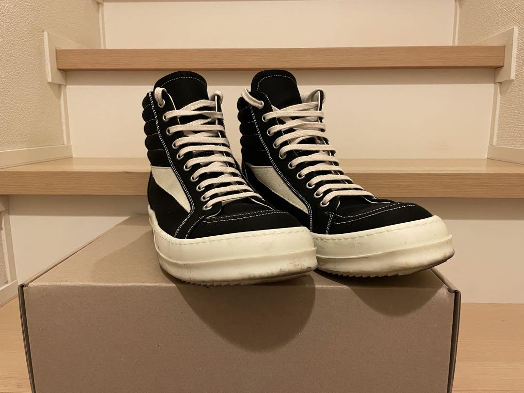 【Rick Owens】DRKSHDW Hollywood Vintage ハイカットスニーカー DRKSHDW - SHOES - Rick Owens