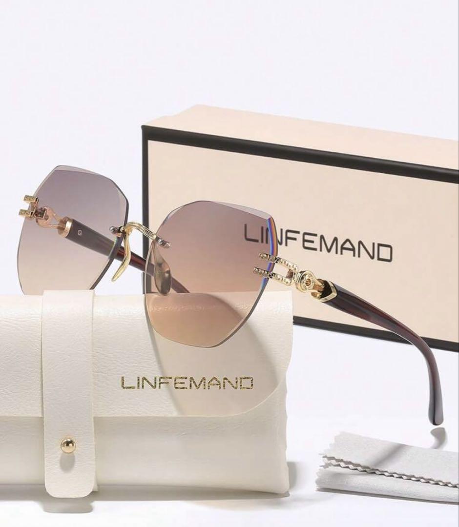 LINFEMAND ライトウェイト ジオメトリック サングラス - メルカリ