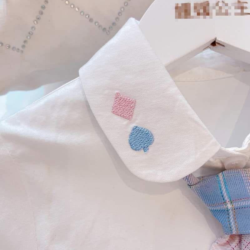 女子高生 セットアップ　水色 4点 セット 150 新品未使用 入学式卒業式