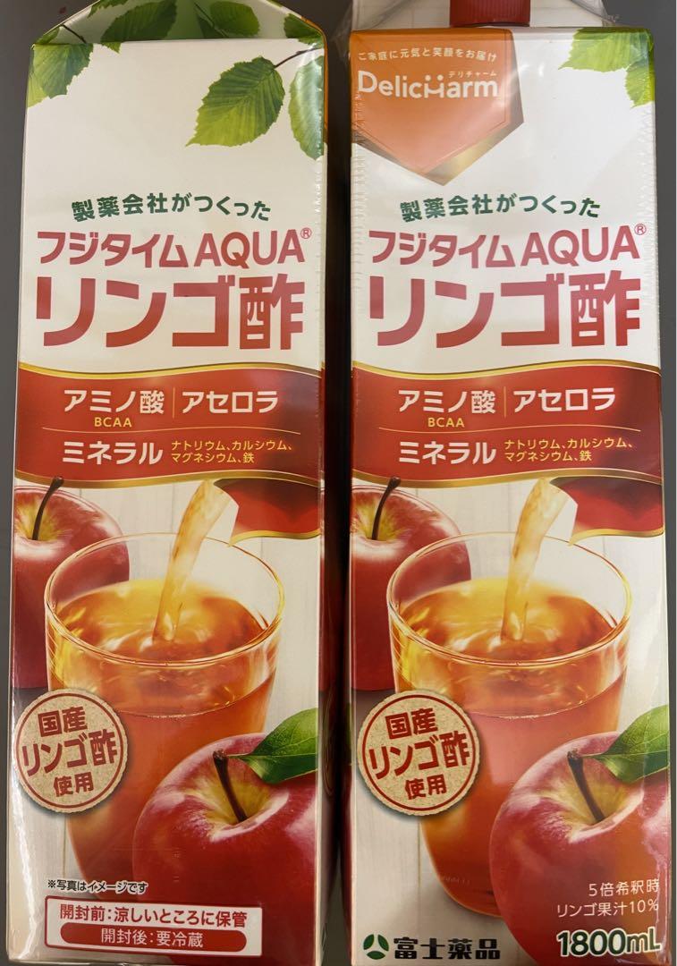 フジタイムAQUA リンゴ酢 1800mL
