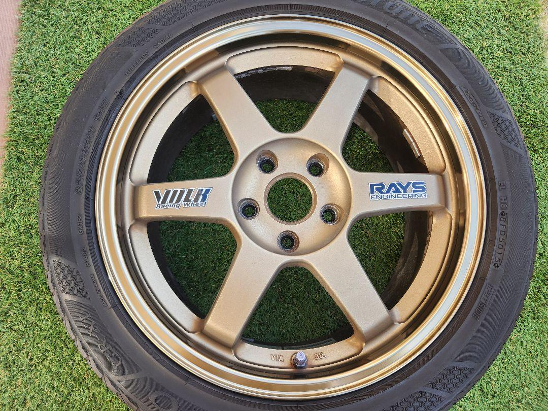 レイズ　ボルクレーシング　TE37C　 17inch　ブロンズ