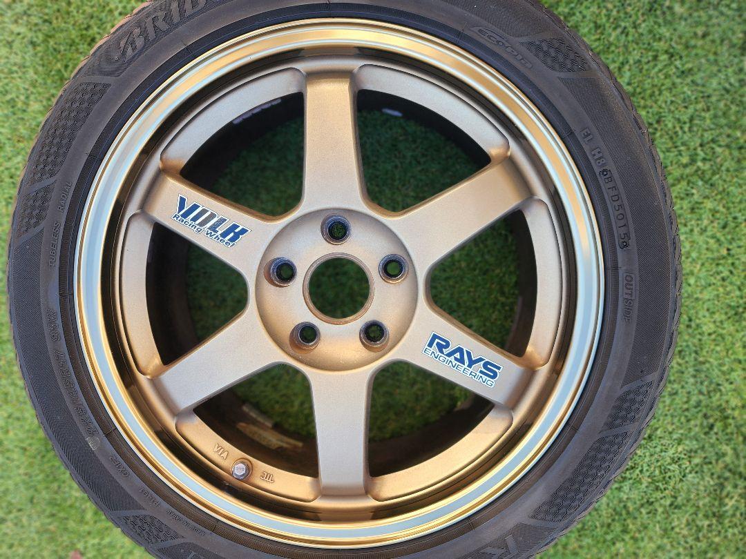 レイズ　ボルクレーシング　TE37C　 17inch　ブロンズ