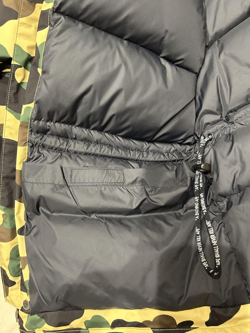 A BATHING APE ダウンジャケット 迷彩柄 GORE-TEX