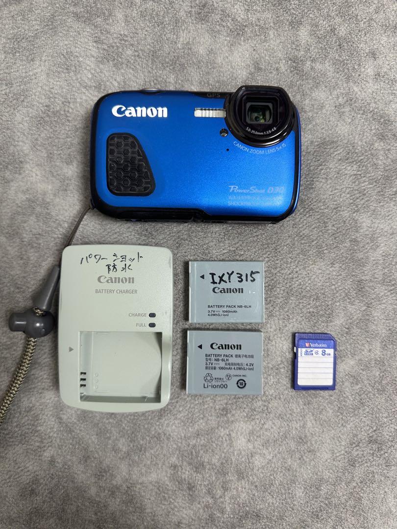 Canon PowerShot D30 25m防水デジタルカメラ